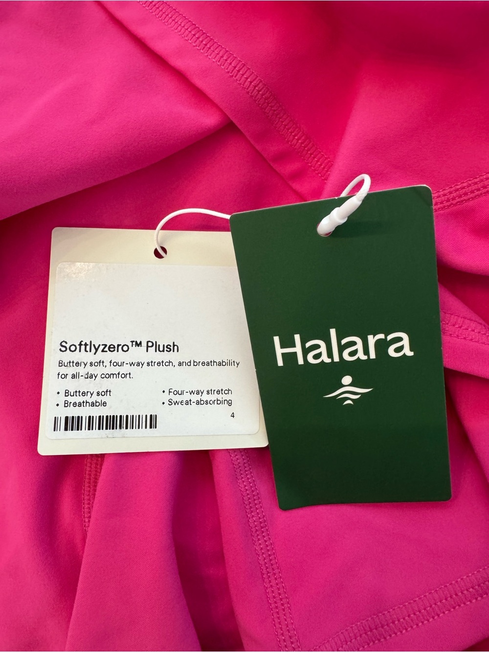 HALARA SoftlyZero Plush Backless Active Dress Easy Peezy Fuchsia size Medium - Picture 6 of 7